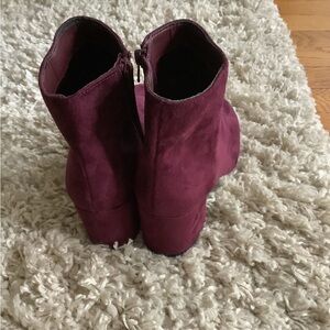 Burgundy Ankle Boots